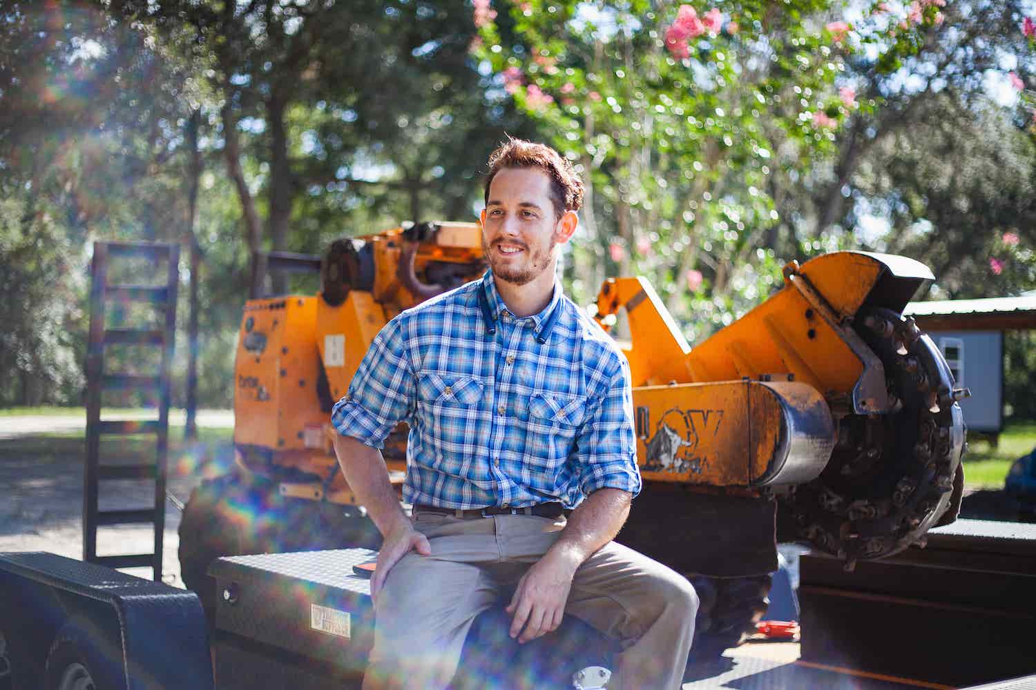 Stump grinding owner